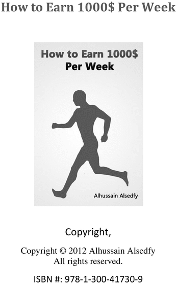 Product picture How to Earn1000$ Per Week